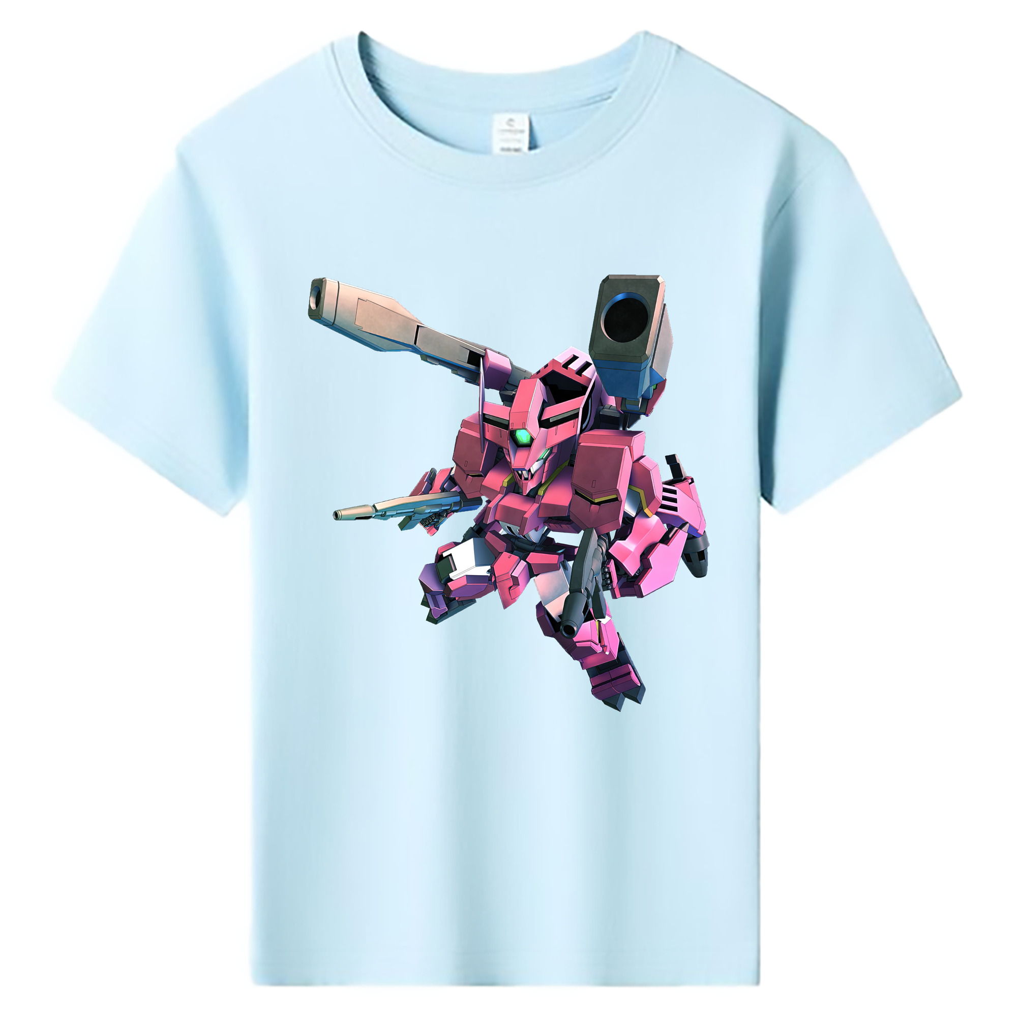 （画像用） 機動戦士ガンダム Mobile Suit Gundam 綿100％キッズTシャツ（フロントプリント）